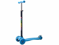 Detská trojkolesová kolobežka svietiaca - sv.modrá