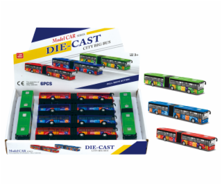 Autobus HARMONIKA - 1:64 - 3 druhy