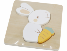 BABU - Ručně vyráběné puzzle - Králíček