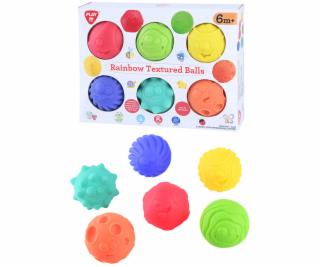 Senzorické barevné míčky 6 ks