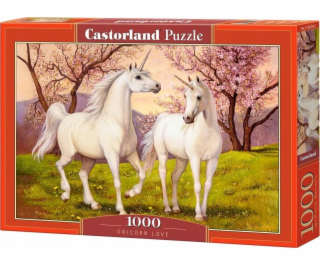 Castor 1000dílné puzzle Zamilovaní jednorožci