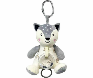 TULILO Hrací skříňka s krémovou liškou 18 cm