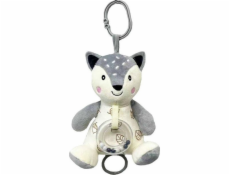 TULILO Hrací skříňka s krémovou liškou 18 cm