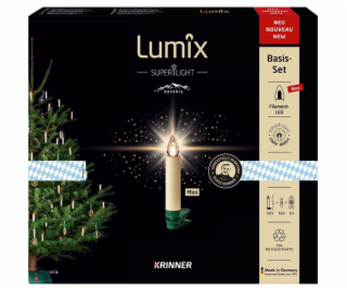 Krinner Superlight Bavaria Mini Flame 12 pcs. Set Ivory