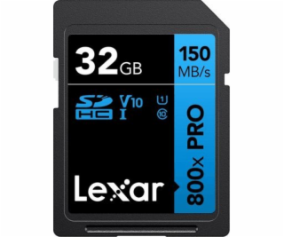 Lexar paměťová karta SD 32GB High-Performance 800x PRO (B...