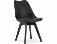 Leobert Židle MARK - černá / černé nohy x 4