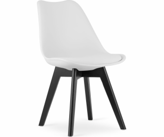 Leobert Židle MARK - bílé / černé nohy x 4