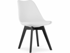 Leobert Židle MARK - bílé / černé nohy x 4