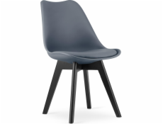 Leobert Židle MARK - grafitové / černé nohy x 4