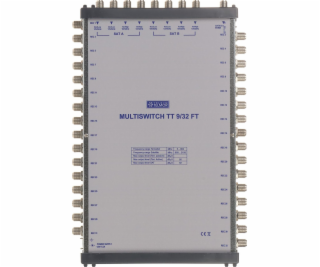 Terra MULTISWITCH TT-9/32-FT 9 VSTUPŮ / 32 VÝSTUPŮ Síťový...