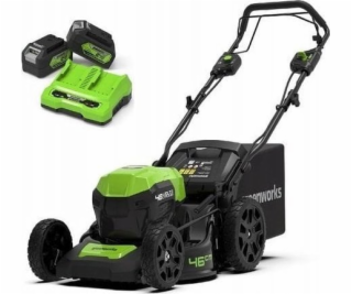 Greenworks Akumulátorová sekačka na trávu 2x24V s pohonem...