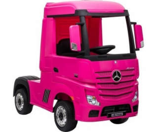 Mercedes auto na baterie Mercedes Actros růžový 4x4