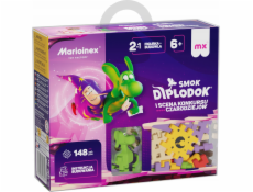 Marioinex Mini vaflové kostky - Diplodocus a scéna 148 dílků