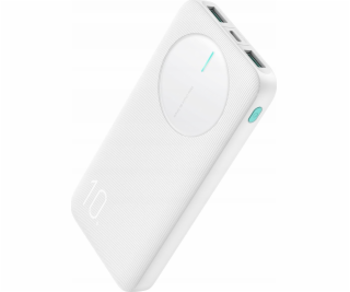 Joyroom Powerbank JR-PBF12 2.4A LED 10000mAh (white)