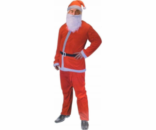 Kostým Santa Clause pro dospělé, polyester