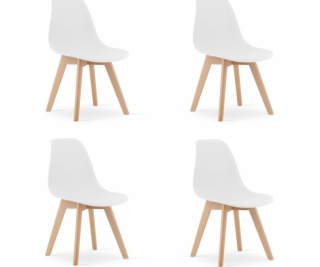 Leobert Židle KITO - bílá x 4