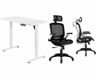 Mozos Desk Mozos ED PRO WH Desk bílý 120 cm x 60 cm + Erg...