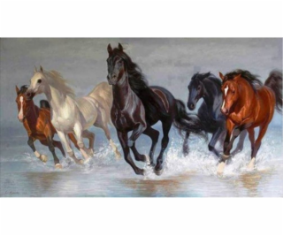 Norimpex Diamantová mozaika - Koně 40x80 cm