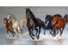 Norimpex Diamantová mozaika - Koně 40x80 cm