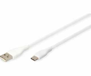 Digitus Silikonový propojovací kabel USB-A - USB-C, USB 2...