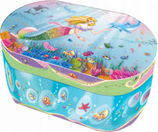 Pulio Oválná hudební skříňka Pecoware - Mořská panna