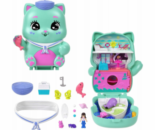 Mattel Sada Polly Pocket Plachetnice s kočičkou