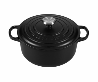 Le Creuset Signature Casserole round 20 cm black
