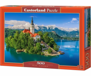 Castor 500dílné puzzle Bledské jezero Slovinsko