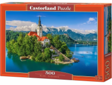 Castor 500dílné puzzle Bledské jezero Slovinsko