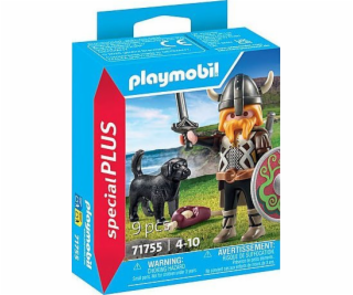 Playmobil Speciální sada Plus 71755 Viking s hlídacím psem
