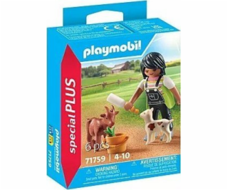 Playmobil Speciální sada Plus 71759 Dívka s kozami