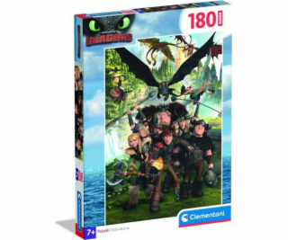 Delione Clementoni Super Dragons 29793, 48,5 x 33,5, 180 d