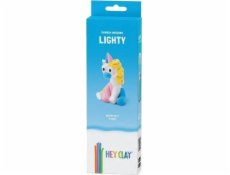 Tm Toys Balení 3 ks hliněných jednorožců Hey Clay Unicorns, Lighty