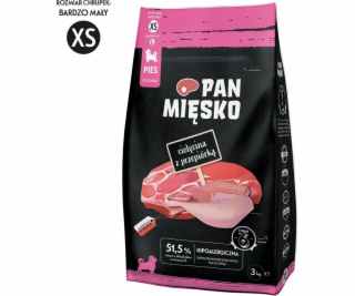 PAN MIĘSKO Veal with quail XS (puppy) - suché krmivo pro ...