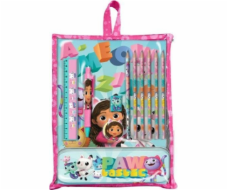 Kids Euroswan Gabiina kočičí domeček, 12dílná psací sada