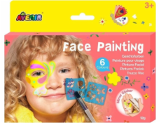 MG DYSTRYBUCJA Malování na obličej - Motýl 6 barev