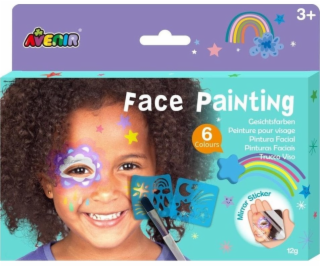 MG DYSTRYBUCJA Malování na obličej - Duha 6 barev