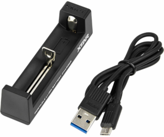 Nabíječka pro válcové Li-ion baterie USB-C – 1 kanál