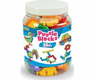 Wader Puzzle kostky ve sklenici 35 dílků