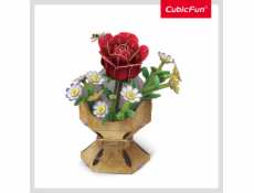 Cubic Fun 3D puzzle Kytice květin - Růže