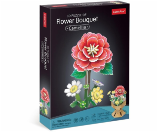 Cubic Fun 3D puzzle Kytice květin - Kamélie