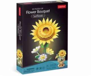 Cubic Fun 3D puzzle Kytice květin - Slunečnice