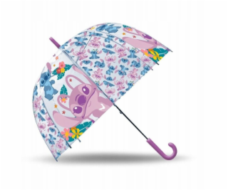 Kids Euroswan Ruční průhledný deštník 19 palců Stitch