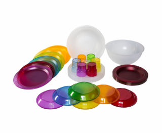 Guzzini HAPPY HOUR PIC BOLL Picknick Set 6 Pers. Assorted c.