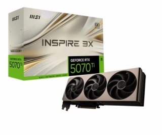 MSI GeForce RTX 5070 Ti 16G INSPIRE 3X OC - Grafická kart...