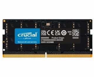 Crucial Paměť notebooku DDR5 SODIMM 32GB/5600 CL46 (16Gbit)