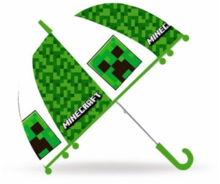 Kids Euroswan Minecraft Manual Průhledný zelený deštník