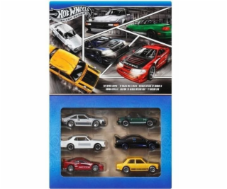 Hot Wheels Auta Streets of Japan 1:64, sada 6 kusů