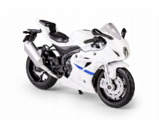 Daffi Motocykl 1:18 SUZUKIX STI 20 GSX-R1000 bílý