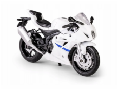Daffi Motocykl 1:18 SUZUKIX STI 20 GSX-R1000 bílý